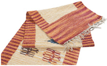 Carica l&#39;immagine nel visualizzatore di Gallery, Tappeto Kilim Yama India Cotone Ideale per la Cucina 280x60 Cm
