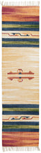 Carica l'immagine nel visualizzatore di Gallery, Tappeto Kilim Yama India Cotone Ideale per la Cucina 280x60 Cm
