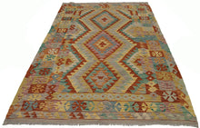 Carica l&#39;immagine nel visualizzatore di Gallery, Autentico, Originale Kilim Fatto A Mano con Certificato 203X124 CM 
