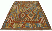Lade das Bild in den Galerie-Viewer, 198x158 CM Autentik Kilim Kelem Original Hand Made Classic STYL - EASY TO CLEAN
