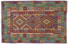 Carica l'immagine nel visualizzatore di Gallery, Autentico, Originale kilim FATTO A MANO CON CERTIFICATO 191X124 CM 
