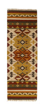 Carica l'immagine nel visualizzatore di Gallery, Kilim Indiano Autentico Originale 100x60 CM
