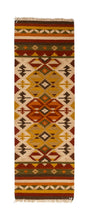 Carica l'immagine nel visualizzatore di Gallery, Kilim Indiano Autentico Originale 100x60 CM
