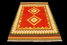 Carica l'immagine nel visualizzatore di Gallery, Tribal Original Autentic kilim Nomad Original Hand Made 140x70 CM 
