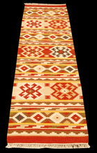 Carica l'immagine nel visualizzatore di Gallery, Original Authentic Hand Made Kilim 200x60 CM
