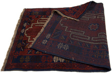 Carica l&#39;immagine nel visualizzatore di Gallery, Galleria Farah1970 - CM 150x88 Autentico, Originale Tappeto Rustico Pure Lana
