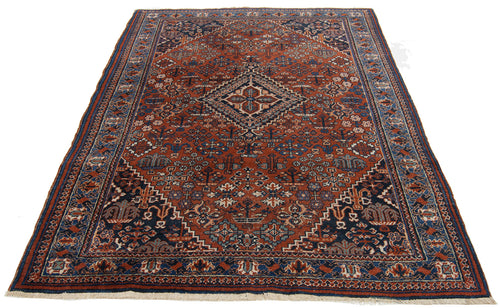 VINTAGE Authentic original hand knotted carpet 200x137 CM