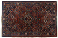 Carica l&#39;immagine nel visualizzatore di Gallery, VINTAGE Authentic original hand knotted carpet 200x137 CM
