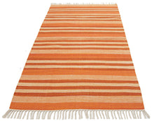 Load image into Gallery viewer, 150x90 CM Kilim Autentico Originale Fatto Mano Facile da Pulire
