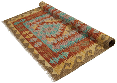 107x105 CM Autentik Kilim Kelem Original Hand Made Classic STYL
