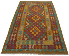 Carica l'immagine nel visualizzatore di Gallery, 156x97 CM Autentik Kilim Kelem Original Hand Made Classic STYL
