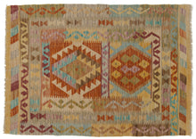 Carica l'immagine nel visualizzatore di Gallery, 142x100 CM Autentik Kilim Kelem Original Hand Made Classic STYL
