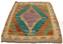 Lade das Bild in den Galerie-Viewer, 56x50 CM Autentik Kilim Kelem Original Hand Made Classic STYL
