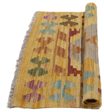 Carica l'immagine nel visualizzatore di Gallery, 55x55 CM Antik Autentik Kilim Kelem Original Hand Made Classic STYL - EASY TO CLEAN - DOUBLE FACE
