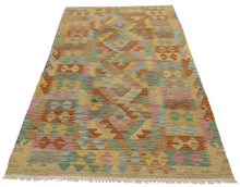 Carica l&#39;immagine nel visualizzatore di Gallery, 203x104 CM Autentik Kilim Kelem Original Hand Made Classic STYL
