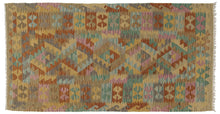 Carica l'immagine nel visualizzatore di Gallery, 203x104 CM Autentik Kilim Kelem Original Hand Made Classic STYL
