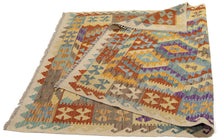 Lade das Bild in den Galerie-Viewer, 183x134 CM Kilim Autentico Originale Fatto a Mano Facile da Pulire Stile Tribale
