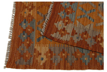 Load image into Gallery viewer, 131x84 CM Kilim Autentico Originale Fatto a Mano Facile da Pulire Stile Tribali
