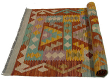 Load image into Gallery viewer, 116x76 CM Kilim Autentico Originale Fatto a Mano Facile da Pulire Stile Tribali
