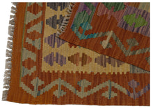 Carica l&#39;immagine nel visualizzatore di Gallery, 130x85 CM Kilim Autentico Originale Fatto a Mano Facile da Pulire Stile Tribali
