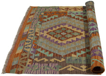 Carica l'immagine nel visualizzatore di Gallery, 114x81 CM Kilim Autentico Originale Fatto a Mano Facile da Pulire Stile Tribali
