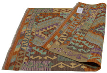 Carica l'immagine nel visualizzatore di Gallery, 114x81 CM Kilim Autentico Originale Fatto a Mano Facile da Pulire Stile Tribali
