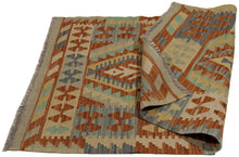 Carica l'immagine nel visualizzatore di Gallery, 120x84 CM Kilim Autentico Originale Fatto a Mano Facile da Pulire Stile Tribali
