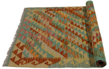Carica l'immagine nel visualizzatore di Gallery, 127x80 CM Kilim Autentico Originale Fatto a Mano Facile da Pulire Stile Tribali
