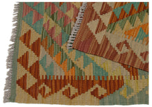 Carica l'immagine nel visualizzatore di Gallery, 127x80 CM Kilim Autentico Originale Fatto a Mano Facile da Pulire Stile Tribali
