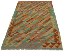 Carica l&#39;immagine nel visualizzatore di Gallery, 127x80 CM Kilim Autentico Originale Fatto a Mano Facile da Pulire Stile Tribali
