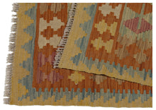 Carica l'immagine nel visualizzatore di Gallery, 125x80 CM Kilim Autentico Originale Fatto a Mano Facile da Pulire Stile Tribali
