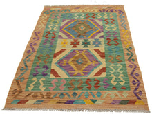 Carica l'immagine nel visualizzatore di Gallery, 120X83 CM Kilim Autentico Originale Fatto a Mano Facile da Pulire Stile Tribali
