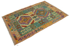 Carica l'immagine nel visualizzatore di Gallery, 120X83 CM Kilim Autentico Originale Fatto a Mano Facile da Pulire Stile Tribali
