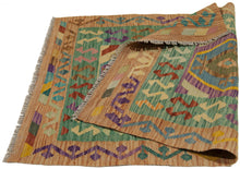 Load image into Gallery viewer, 120X83 CM Kilim Autentico Originale Fatto a Mano Facile da Pulire Stile Tribali
