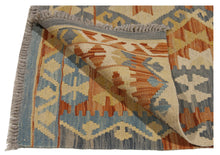 Lade das Bild in den Galerie-Viewer, 130X85 CM Kilim Autentico Originale Fatto a Mano Facile da Pulire Stile Tribali
