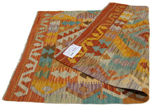 Lade das Bild in den Galerie-Viewer, 115X80 CM Kilim Autentico Originale Fatto a Mano Facile da Pulire Stile Tribali
