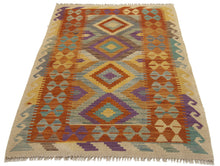 Carica l&#39;immagine nel visualizzatore di Gallery, 120X82 CM Kilim Autentico Originale Fatto a Mano Facile da Pulire Stile Tribali
