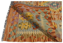 Carica l'immagine nel visualizzatore di Gallery, 112X80 CM Kilim Autentico Originale Fatto a Mano Facile da Pulire Stile -Rustico
