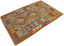 Load image into Gallery viewer, 120X83 CM Kilim Autentico Originale Fatto a Mano Facile da Pulire -Stile Rustico
