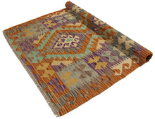 Carica l'immagine nel visualizzatore di Gallery, 120X83 CM Kilim Autentico Originale Fatto a Mano Facile da Pulire -Stile Rustico

