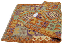 Load image into Gallery viewer, 120X83 CM Kilim Autentico Originale Fatto a Mano Facile da Pulire -Stile Rustico
