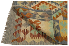 Carica l'immagine nel visualizzatore di Gallery, 120x75 CM Kilim Autentico Originale Fatto a Mano Facile da Pulire Stile Rustico
