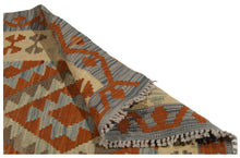 Load image into Gallery viewer, 118X77 CM Kilim Autentico Originale Fatto a Mano Facile da Pulire Stile Rustico
