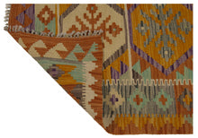 Carica l'immagine nel visualizzatore di Gallery, 115x80 CM Kilim Autentico Originale Fatto a Mano Facile da Pulire Stile Rustico
