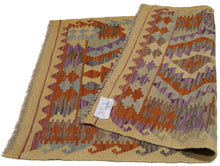 Carica l'immagine nel visualizzatore di Gallery, 118x87 CM Autentik Kilim Kelem Original Hand Made Classic STYL - EASY TO CLEAN
