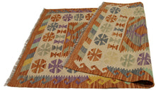 Load image into Gallery viewer, 122x82 CM Autentik Kilim Kelem Original Hand Made Classic STYL - EASY TO CLEAN
