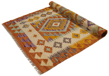 Carica l&#39;immagine nel visualizzatore di Gallery, 116x79 CM Autentik Kilim Kelem Original Hand Made Classic STYL - EASY TO CLEAN
