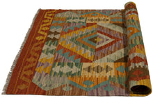 Load image into Gallery viewer, 120x78 CM Autentik Kilim Kelem Original Hand Made Classic STYL - EASY TO CLEAN
