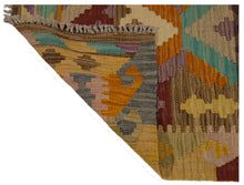 Carica l'immagine nel visualizzatore di Gallery, 126x77 CM Autentio kilim originale fatto a mano Stile classico - Facile da pulire
