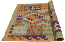 Load image into Gallery viewer, 123x84 CM Autentio kilim originale fatto a mano Stile classico - Facile da pulire
